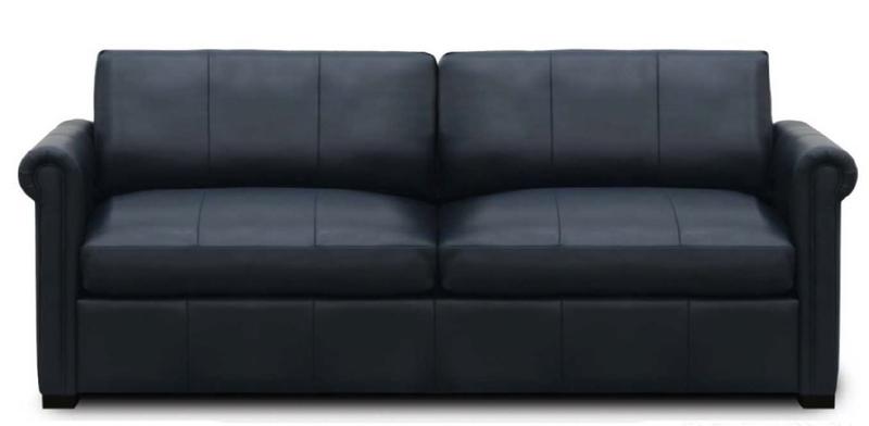 Jordan II All Leather Queen Sleep Sofa, Portofino Steam