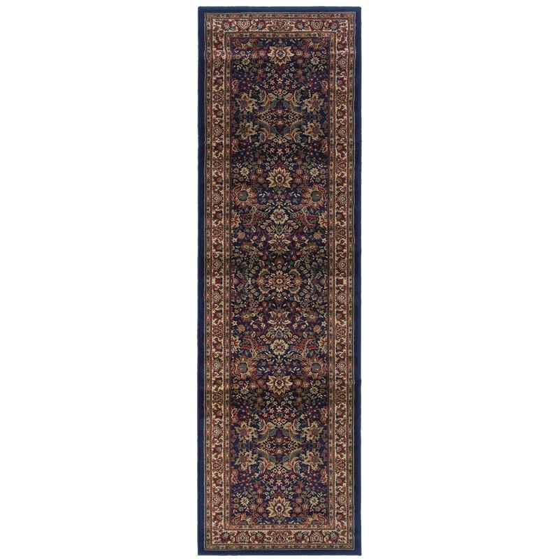 Ariana 113B2 Blue/ Red Indoor Area Rug