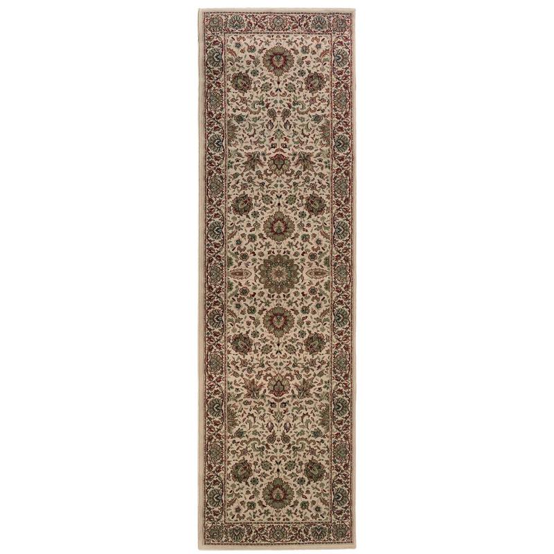 Ariana 172W3 Ivory/ Green Indoor Area Rug