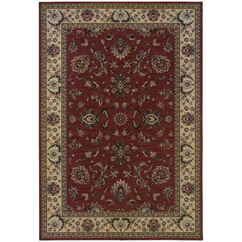 Ariana 311C3 Red/ Ivory Indoor Area Rug