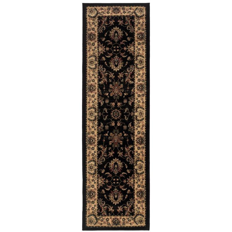 Ariana 311K3 Black/ Ivory Indoor Area Rug