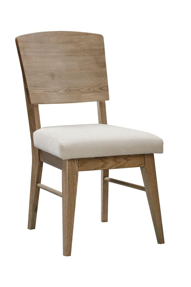 Barbossa Panel Back Side Chair with Upholstered Seating