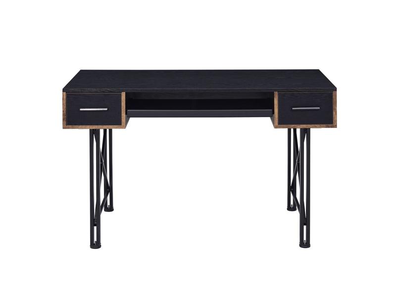 Settea Black Finish Computer Desk