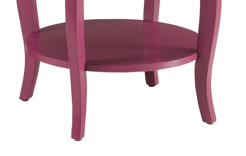 Aberta Purple Accent Table