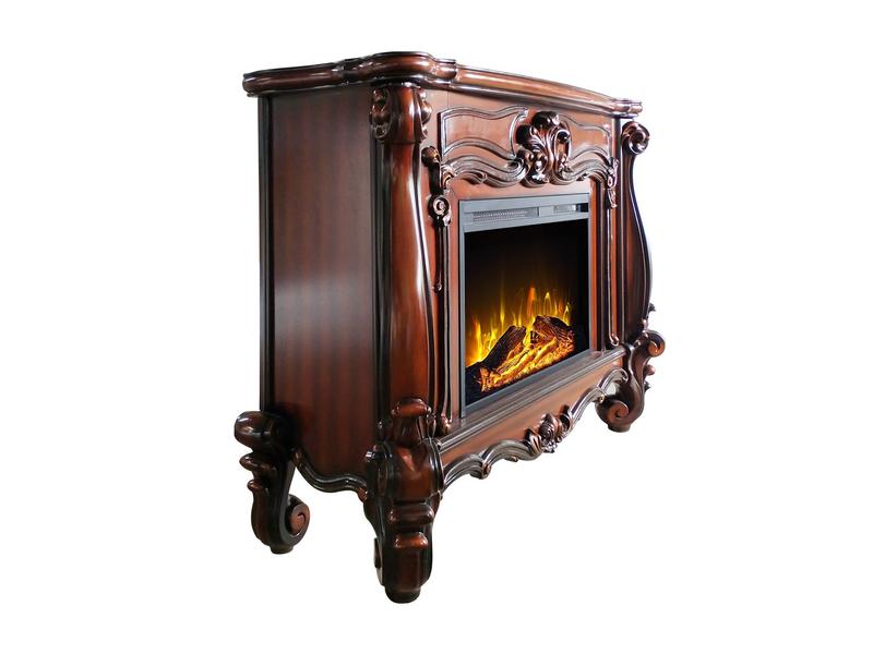 Versailles Cherry Oak Finish Fireplace
