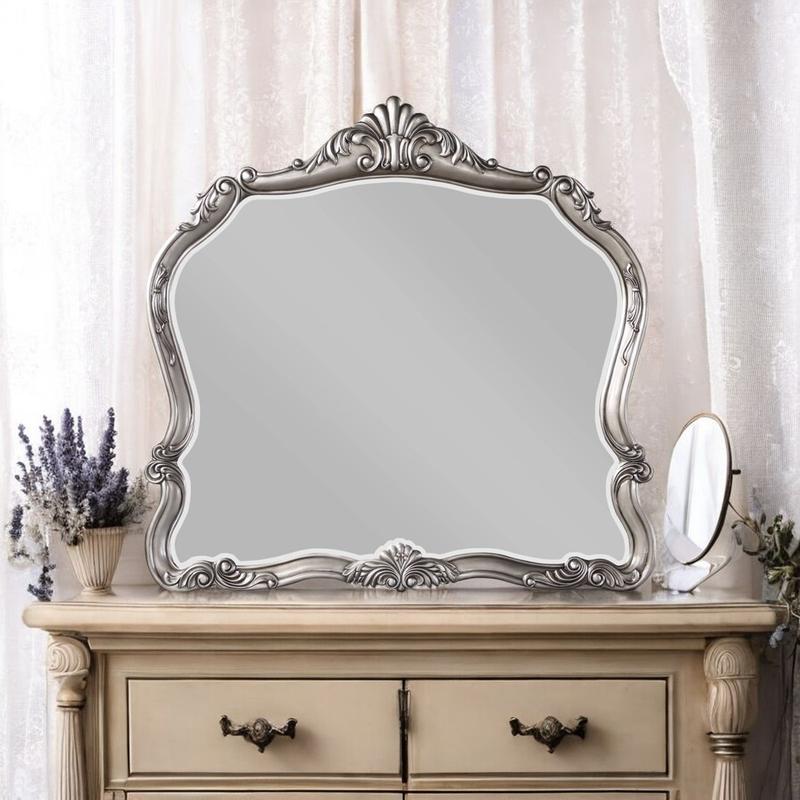 Ariadne Antique Platinum Finish Mirror
