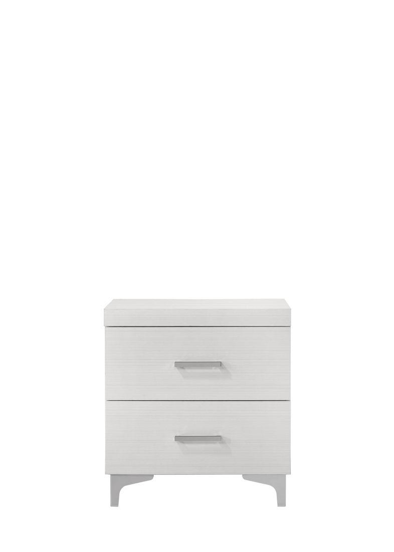 Casilda White Finish Nightstand