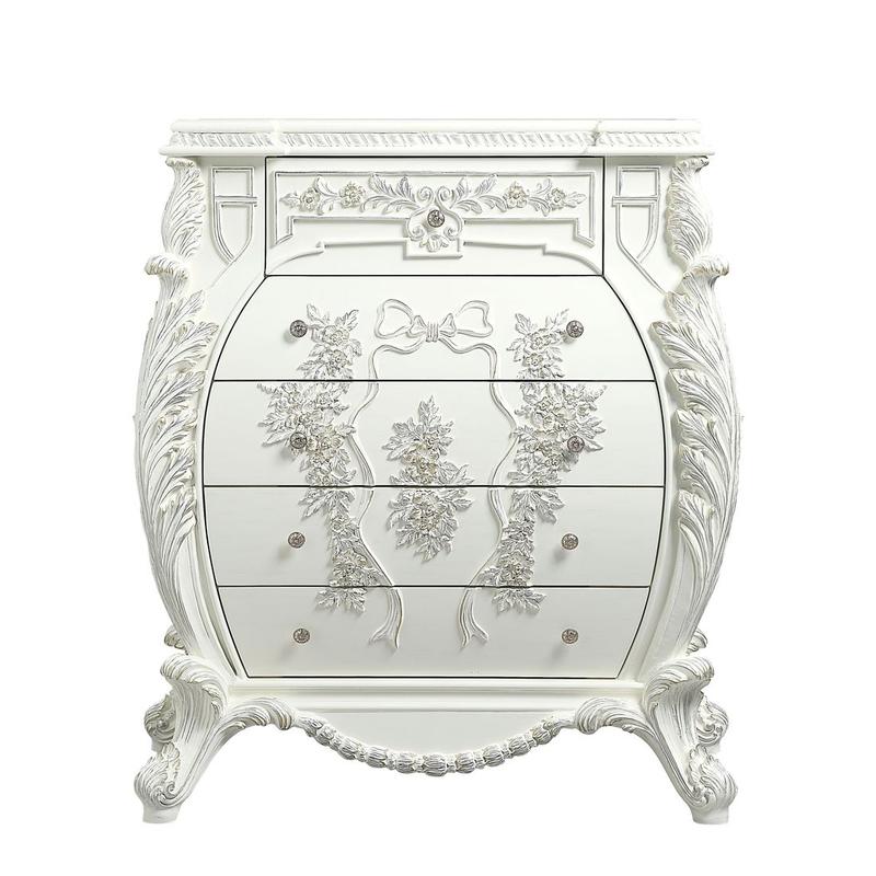 Vanaheim Antique White Finish Chest