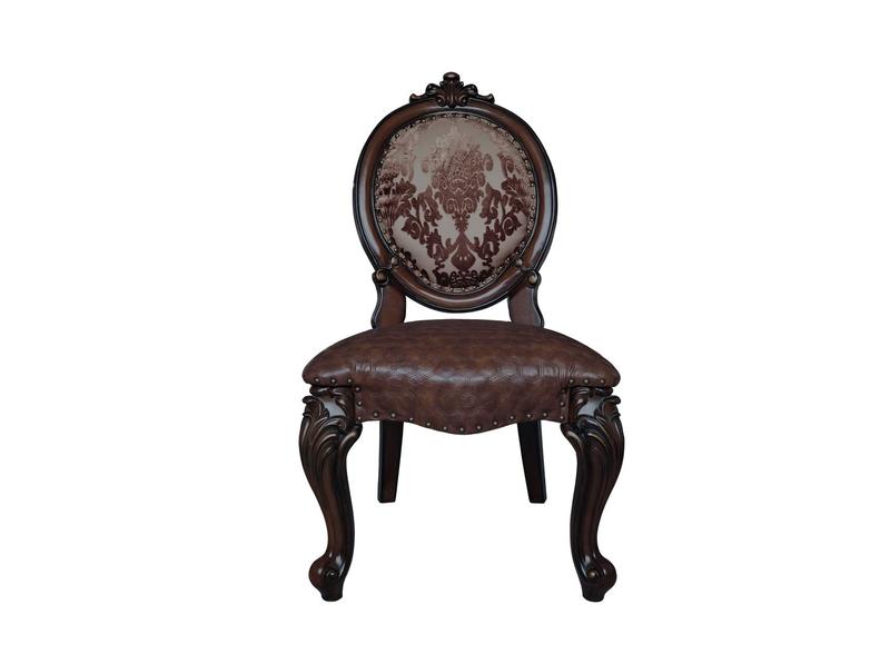 Versailles Cherry Finish Side Chair (Set-2)