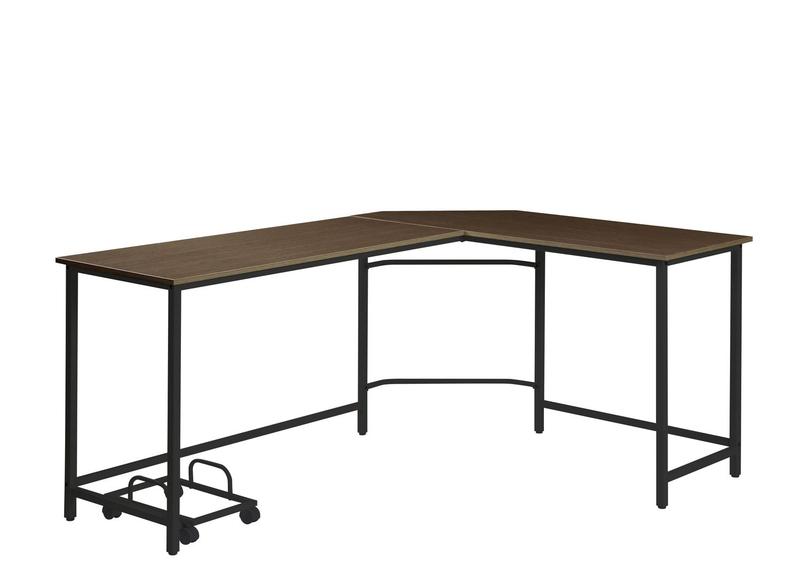 Bambina Black & Oak Finish Computer Desk
