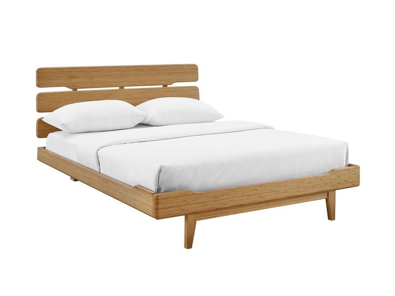 Currant Eastern King Platform Bed, Caramelized