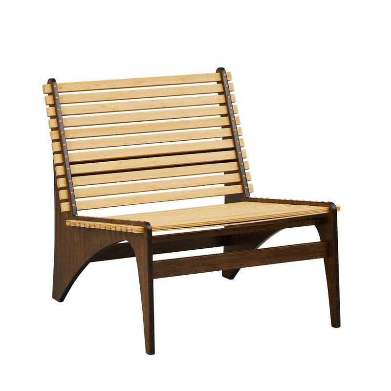 Zen Lounge Chair, Black Walnut