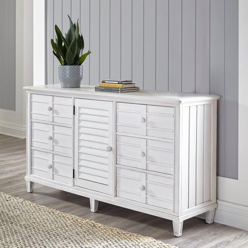 Cane Bay Louvered Door Dresser
