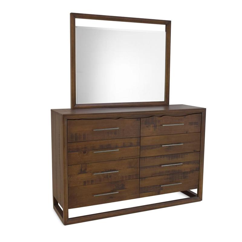 Lofton Eight Drawer Dresser And Mirror