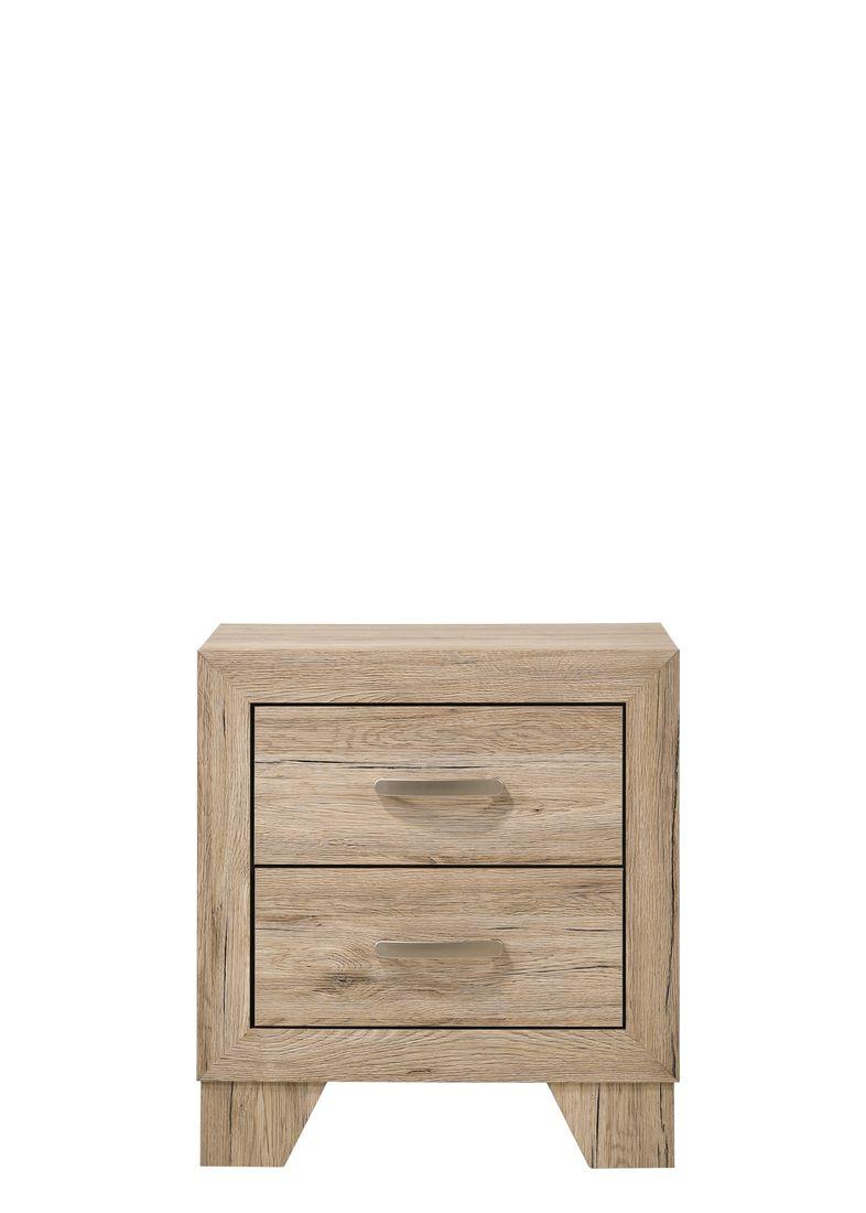 Miquell Natural Nightstand