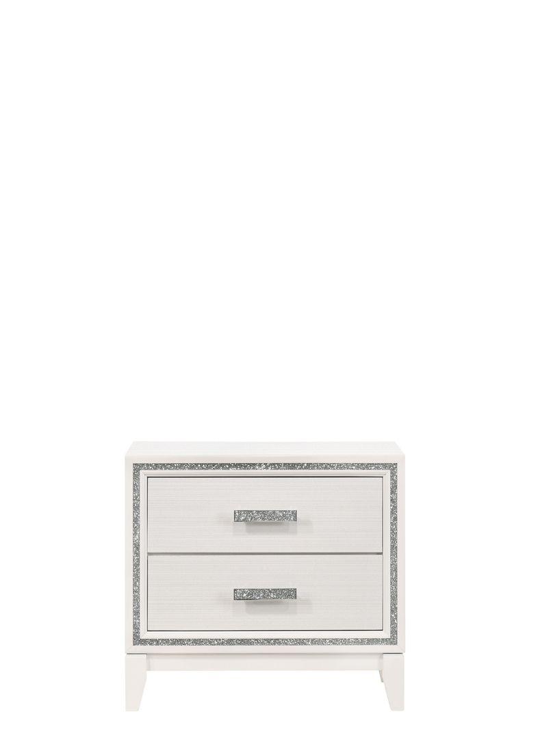 Haiden White Finish Nightstand