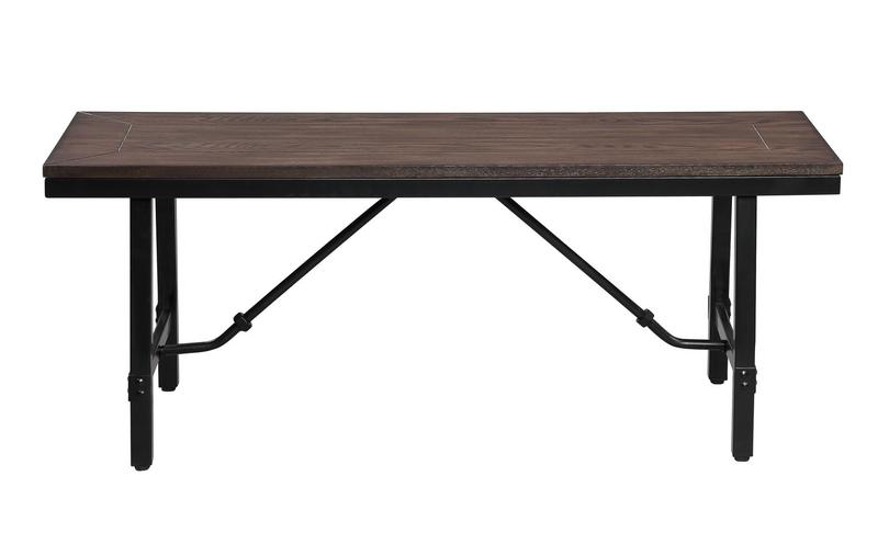 Mariatu Oak & Black Bench