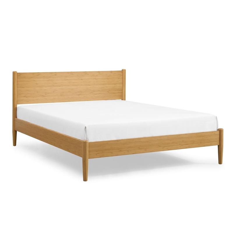 Ria Queen Platform Bed, Caramelized