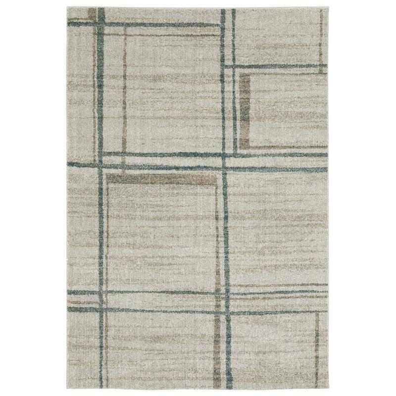 Alton 501Z9 Grey/ Teal Indoor Area Rug