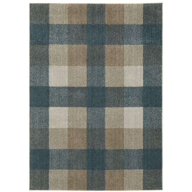 Alton 5093X Teal/ Grey Indoor Area Rug