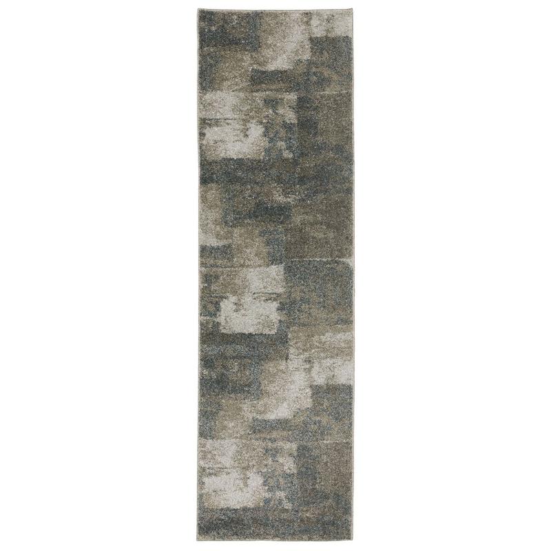 Alton 532B9 Teal/ Grey Indoor Area Rug