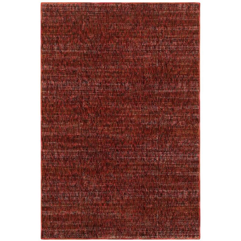 Atlas 8033K Red/ Rust Indoor Area Rug - 1'10" x 3'2"