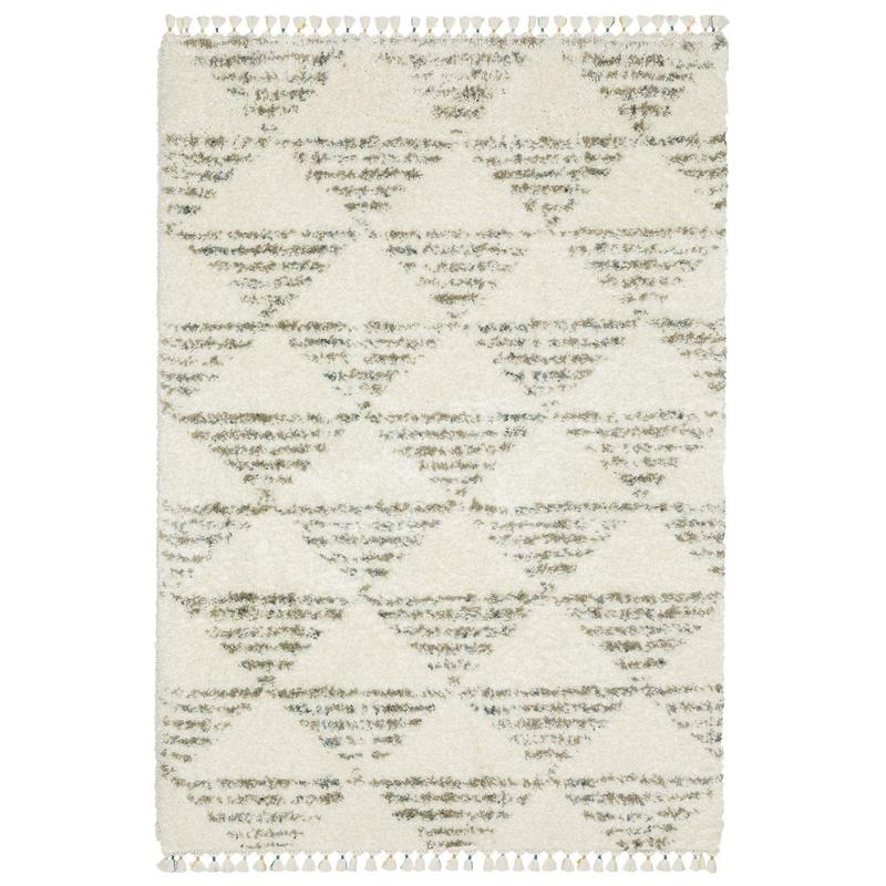Axis AX05A Ivory/ Multi Indoor Area Rug - 3'10" x 5'5"