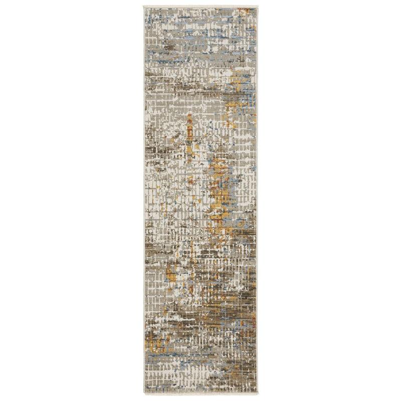Bauer 005E2 Beige/ Multi Indoor Area Rug
