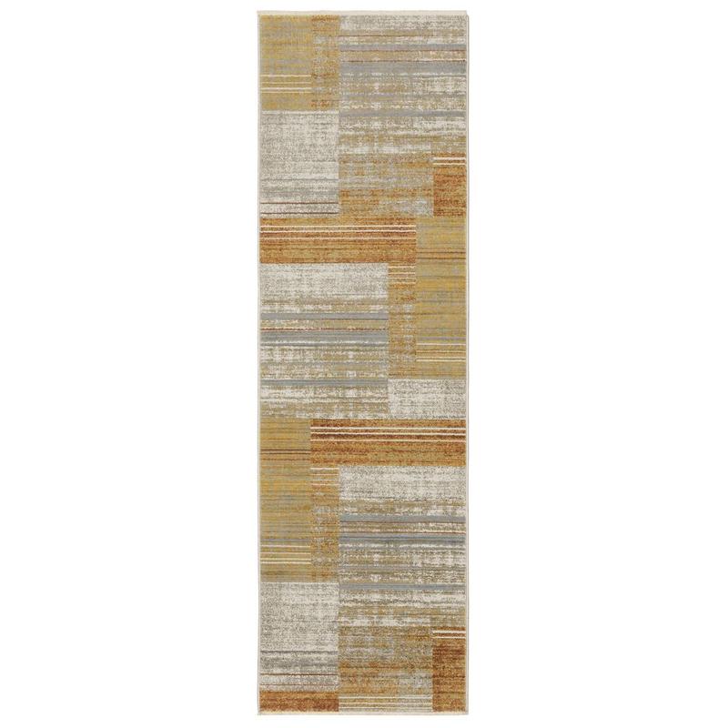 Bauer 090R2 Rust/ Gold Indoor Area Rug