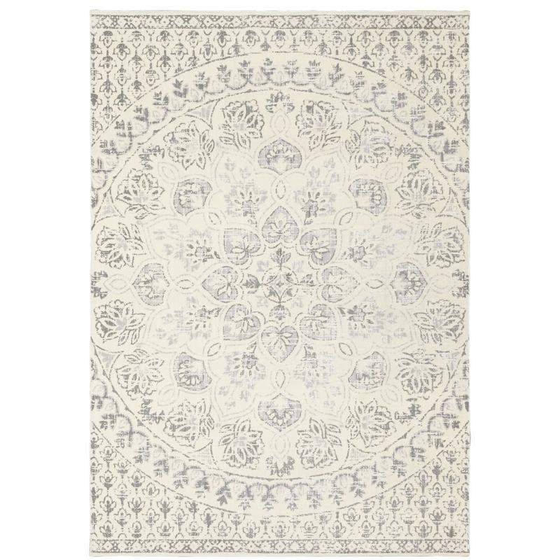 Capistrano 517C1 Ivory/ Grey Indoor Area Rug - 9'10" x 12'10"