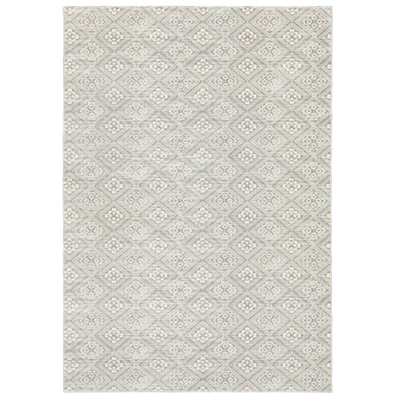 Capistrano 9894F Grey Indoor Area Rug - 9'10" x 12'10"