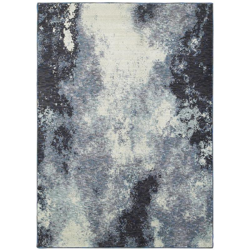 Evolution 8000B Navy/ Ivory Indoor Area Rug