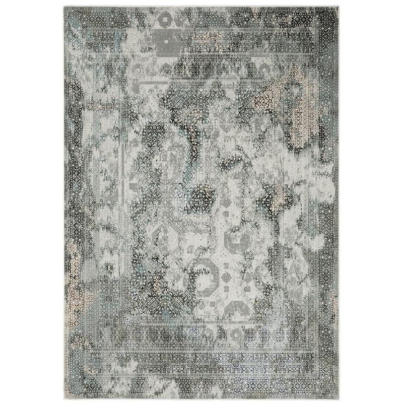 Gemini 4153F Grey/ Multi Indoor Area Rug - 3'10" x 5'5"