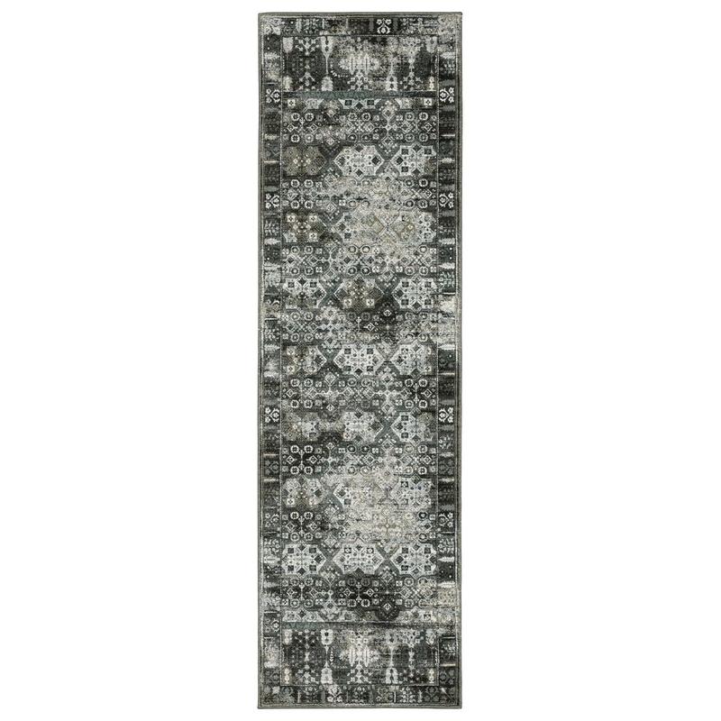 Gemini 070N2 Charcoal/ Grey Indoor Area Rug