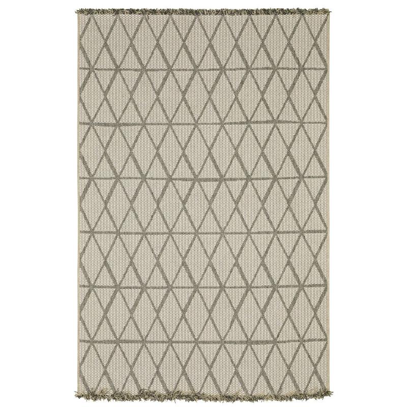 Gillian 1331V Beige/ Black Ultimate Performance Area Rug - 3'3" x 5'