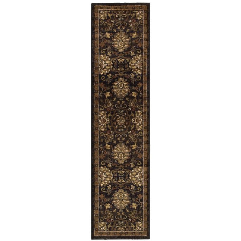 Hudson 042G1 Brown/ Beige Indoor Area Rug - 1'10" x 7'6"