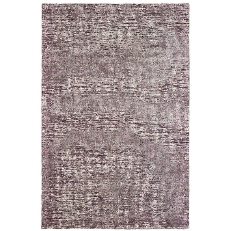 Lucent 45903 Purple/ Pink Hand-crafted Wool Blend Area Rug - 5' x 8'