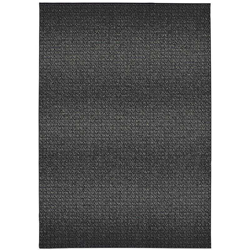 Luna 2067B Black/ Ivory Indoor Area Rug - 9'10" x 12'10"