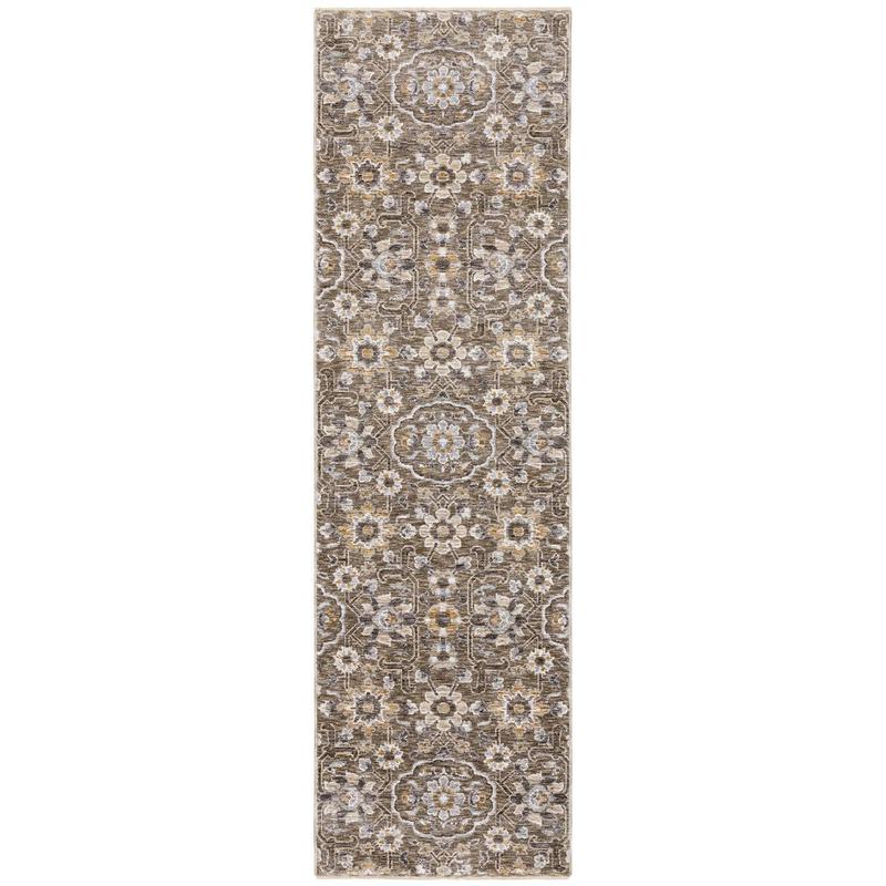 Maharaja 532D1 Grey/ Tan Indoor Area Rug
