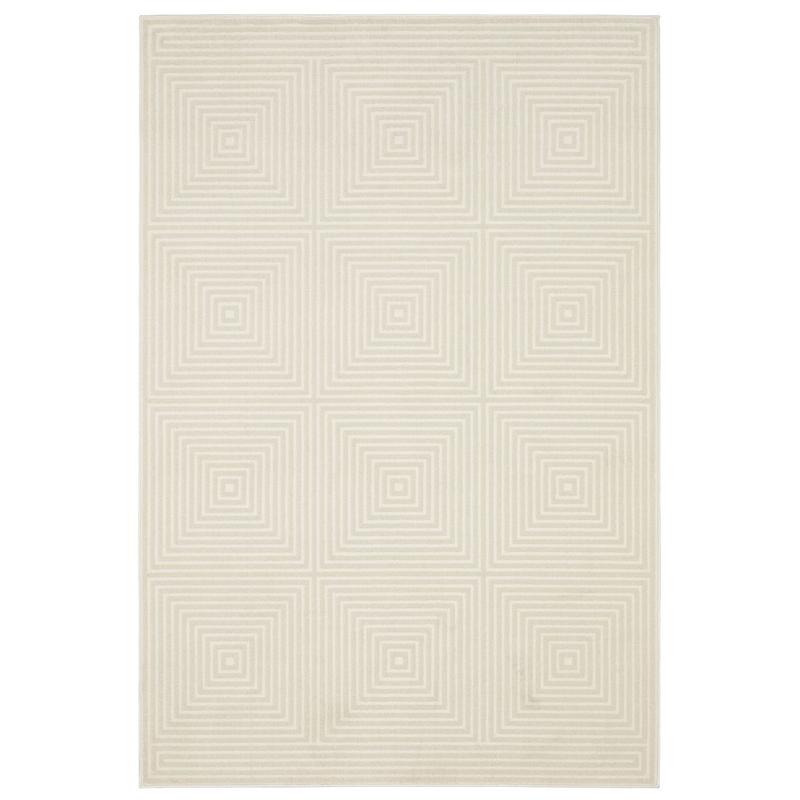 Raylan RAY04 Ivory/ Beige Indoor Area Rug - 2'3" x 7'6"