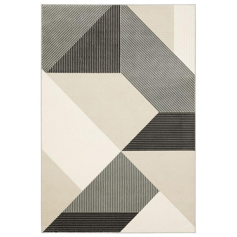 Raylan RAY07 Ivory/ Black Indoor Area Rug