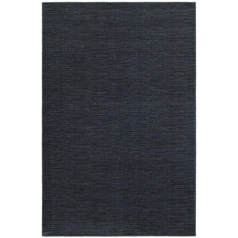 Richmond 526B3 Navy/ Grey Indoor Area Rug - 9'10" x 12'10"