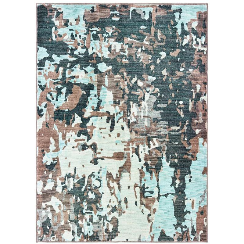 Sedona 8957G Grey/ Blue Indoor Area Rug - 9'10" x 12'10"