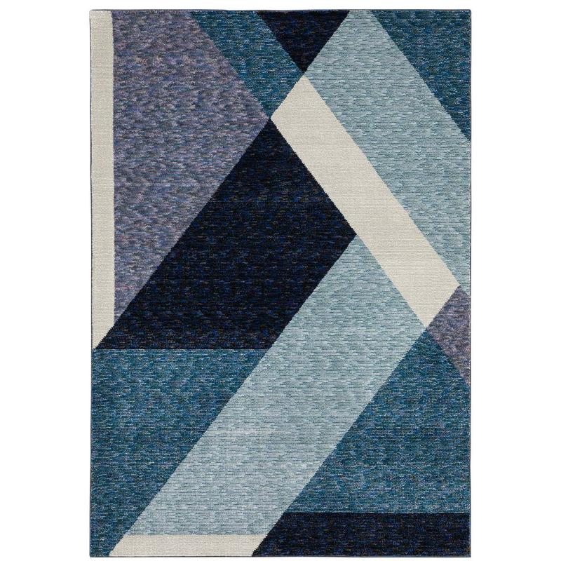 Strada STR08 Blue/ Purple Indoor Area Rug