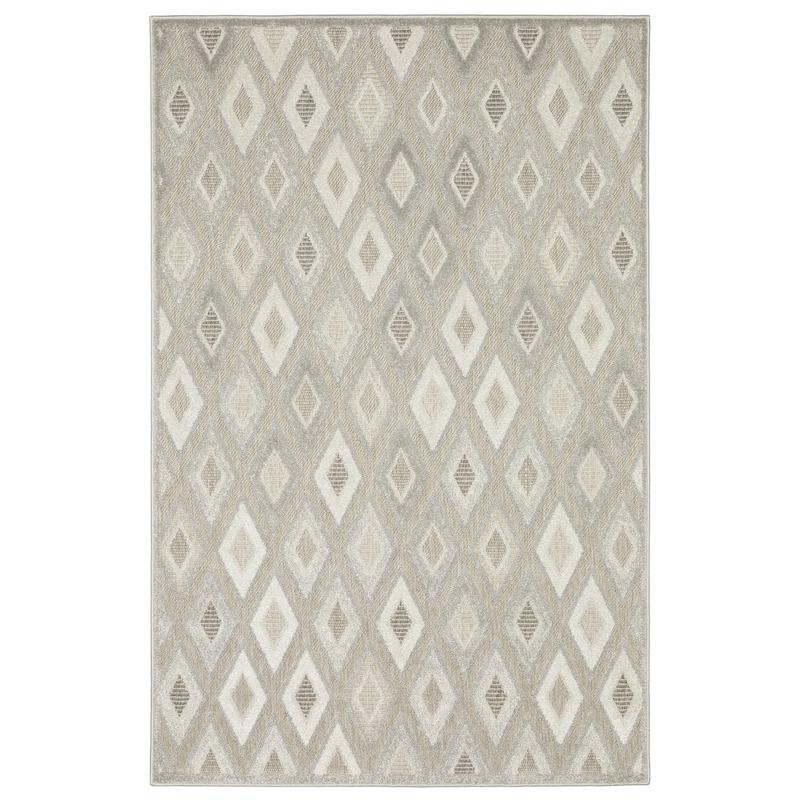 Tangier TAN02 Beige/ Grey Indoor Area Rug