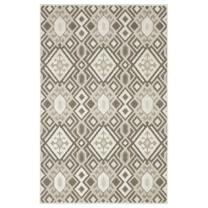 Tangier TAN10 Brown/ Beige Indoor Area Rug - 3'3" x 5'