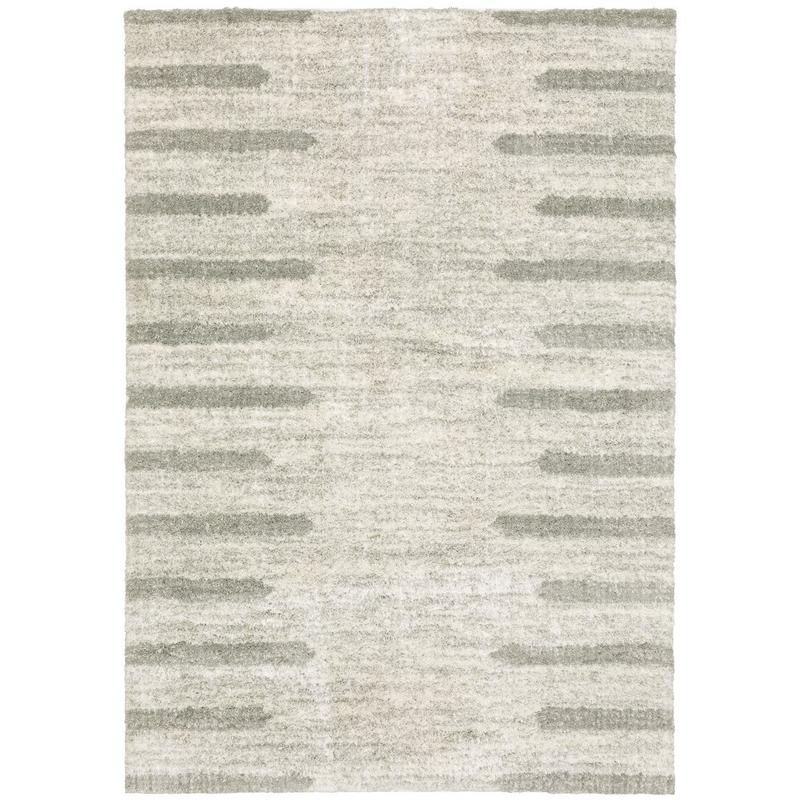 Verona 5605H Ivory/ Grey Indoor Area Rug - 2' x 3'