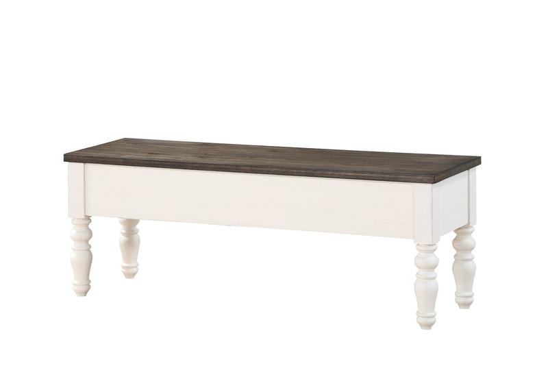 Joanna Two Tone Storage Bench