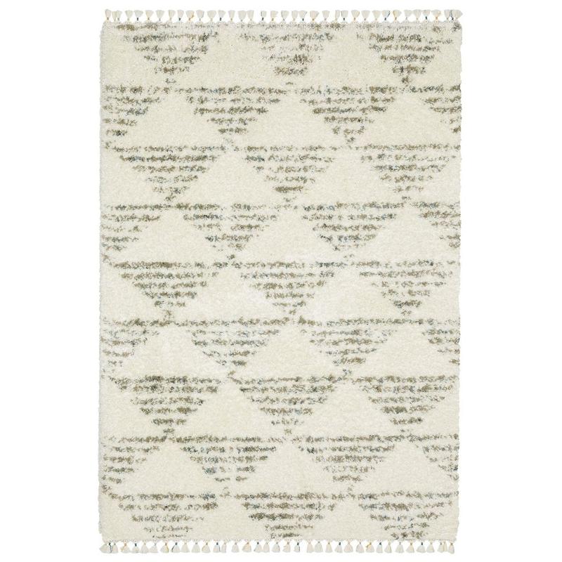 Axis AX05A Ivory/ Multi Indoor Area Rug - 6'7" x 9'6"