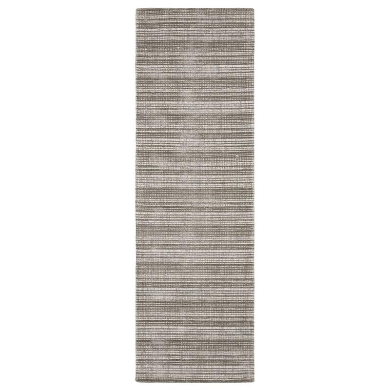 Circa CIR04 Grey/ Ivory Indoor Area Rug - 2'6" x 8'